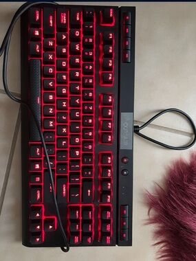 Corsair Black USB Wired Keyboard with Silver USB Connector
